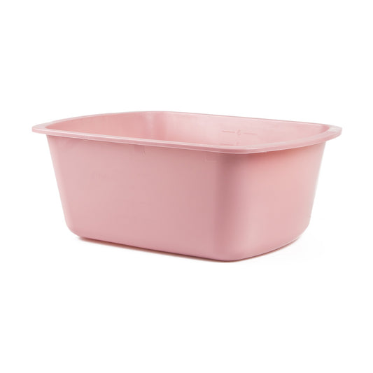 Medegen Medical Products LLC Medegen Medical Wash Basin, Rectangular, 7 Quart, Rose H362-10, 1 Each