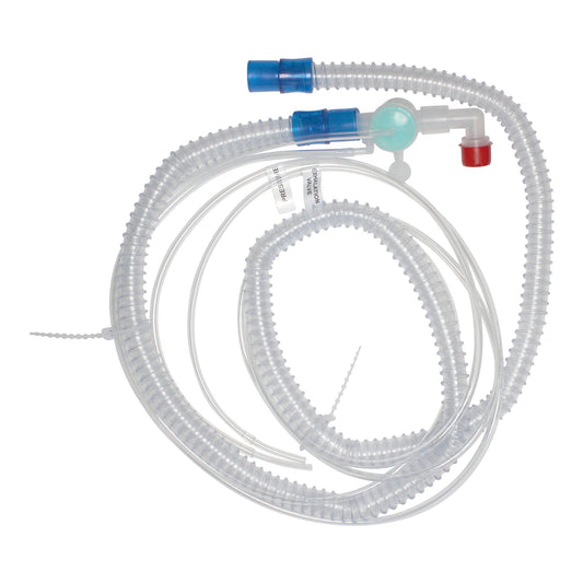 Ventilator Circuit Corrugated Tube 72 Inch Tube Single Limb Adult Without Breathing Bag Single Patient Use Active Circuit - VC1001
