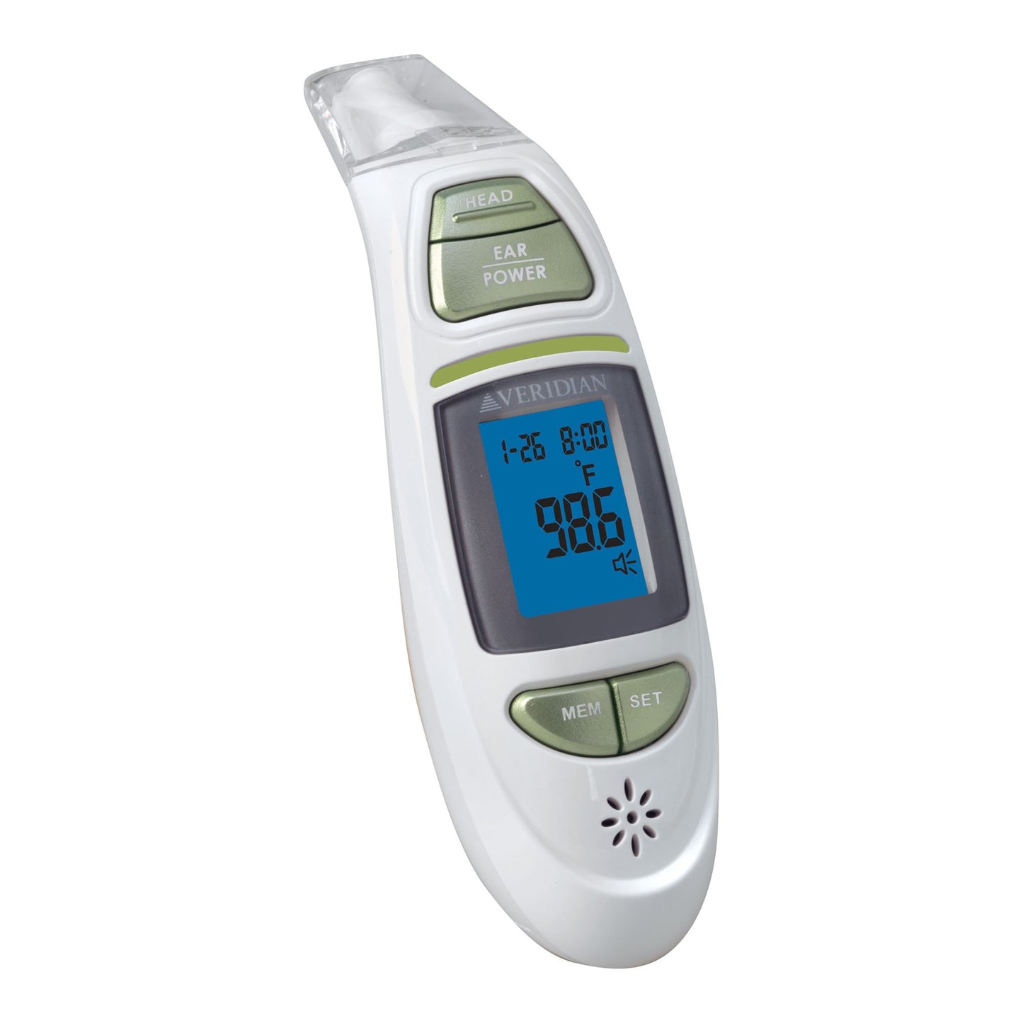Veridian Infrared Thermometer, Tympanic Ear Digital Talking Thermometer 09-342