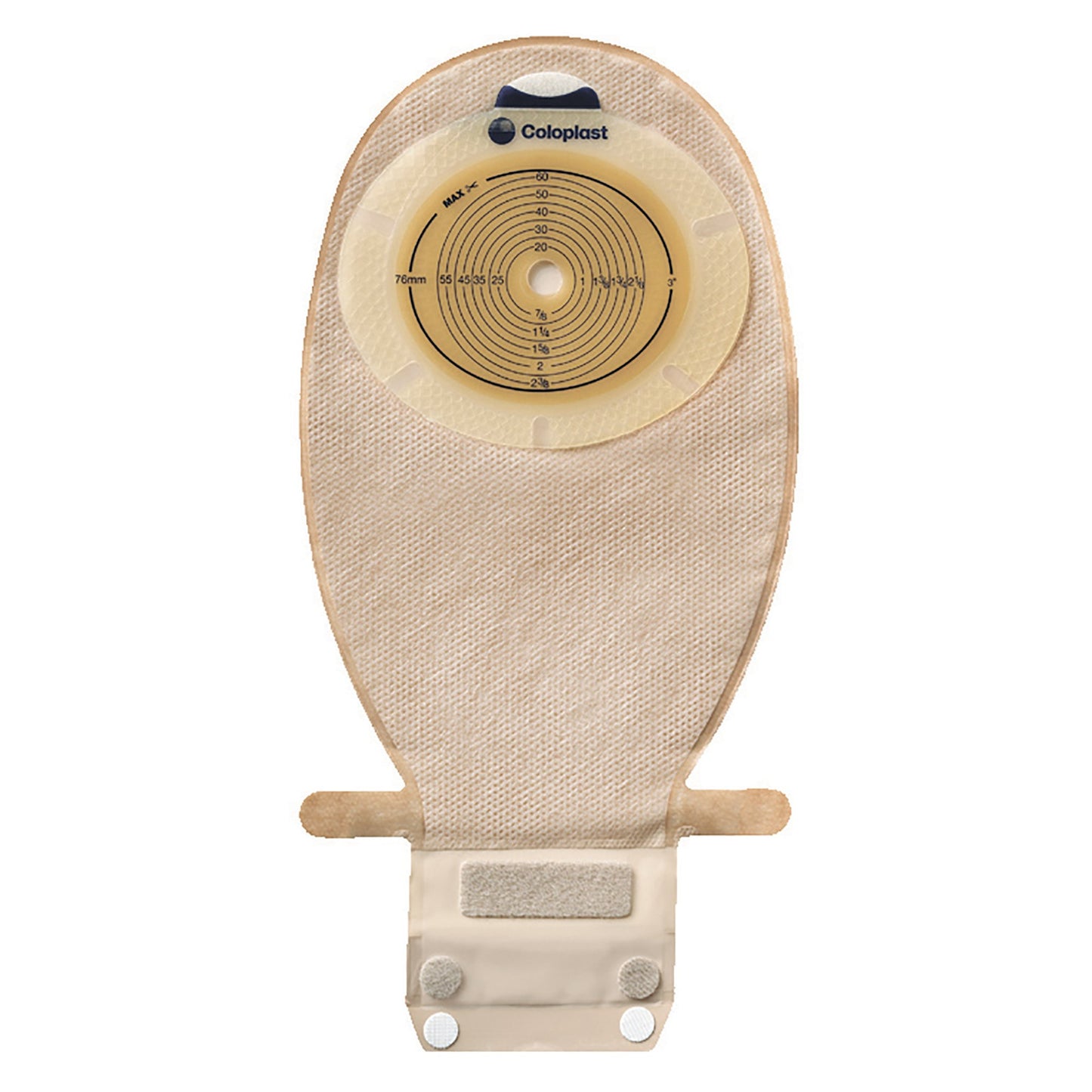 Ostomy Pouch SenSura® EasiClose™ One-Piece System 11-1/2 Inch Length, Maxi 3/8 to 3 Inch Stoma Drainable Flat, Trim to Fit - 15521
