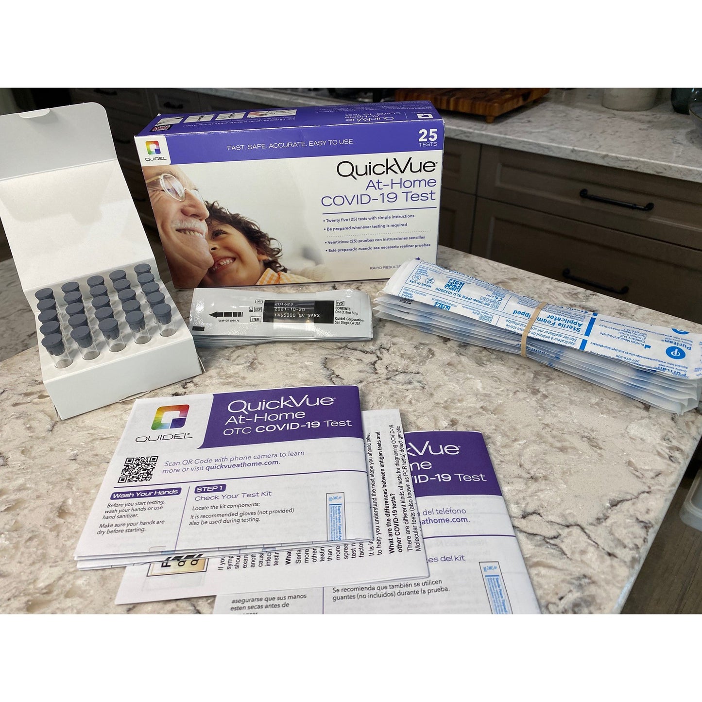 QuickVue® At-Home OTC COVID-19 Respiratory Test Kit 20398