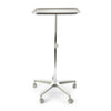 Mobile Instrument Stand McKesson Hand Operated Single Post 5-Leg Base Small Tray - 81-43465