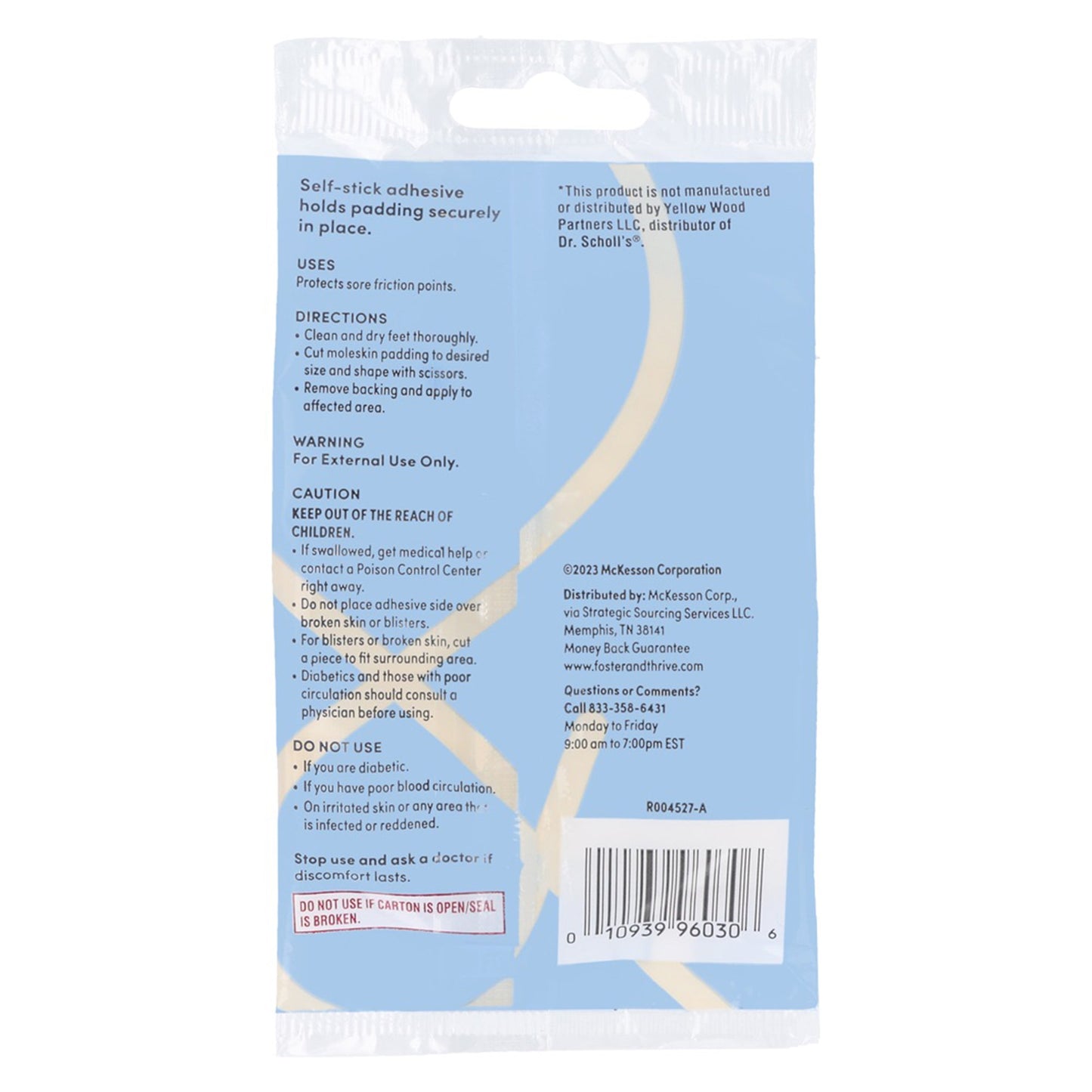 Foster & Thrive™ Moleskin Plus Padding 01093996030