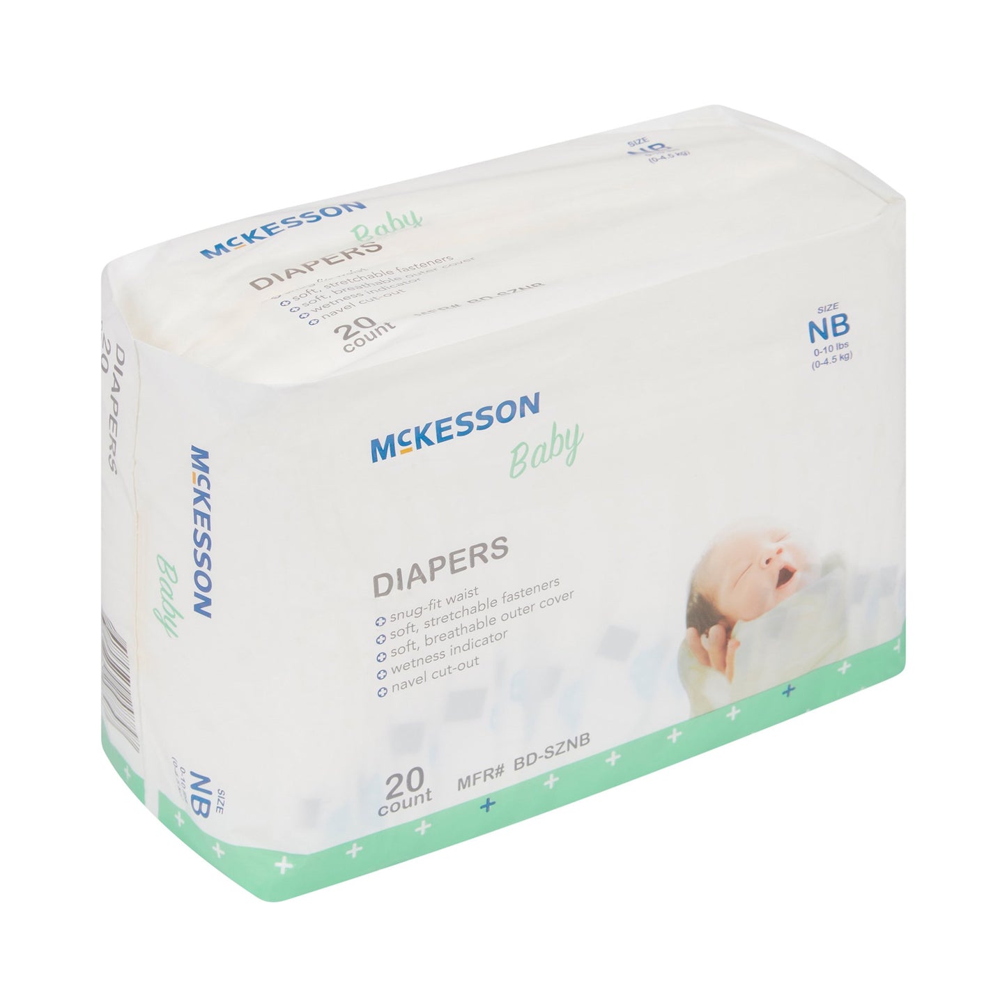 McKesson Baby Diapers, Newborn BD-SZNB