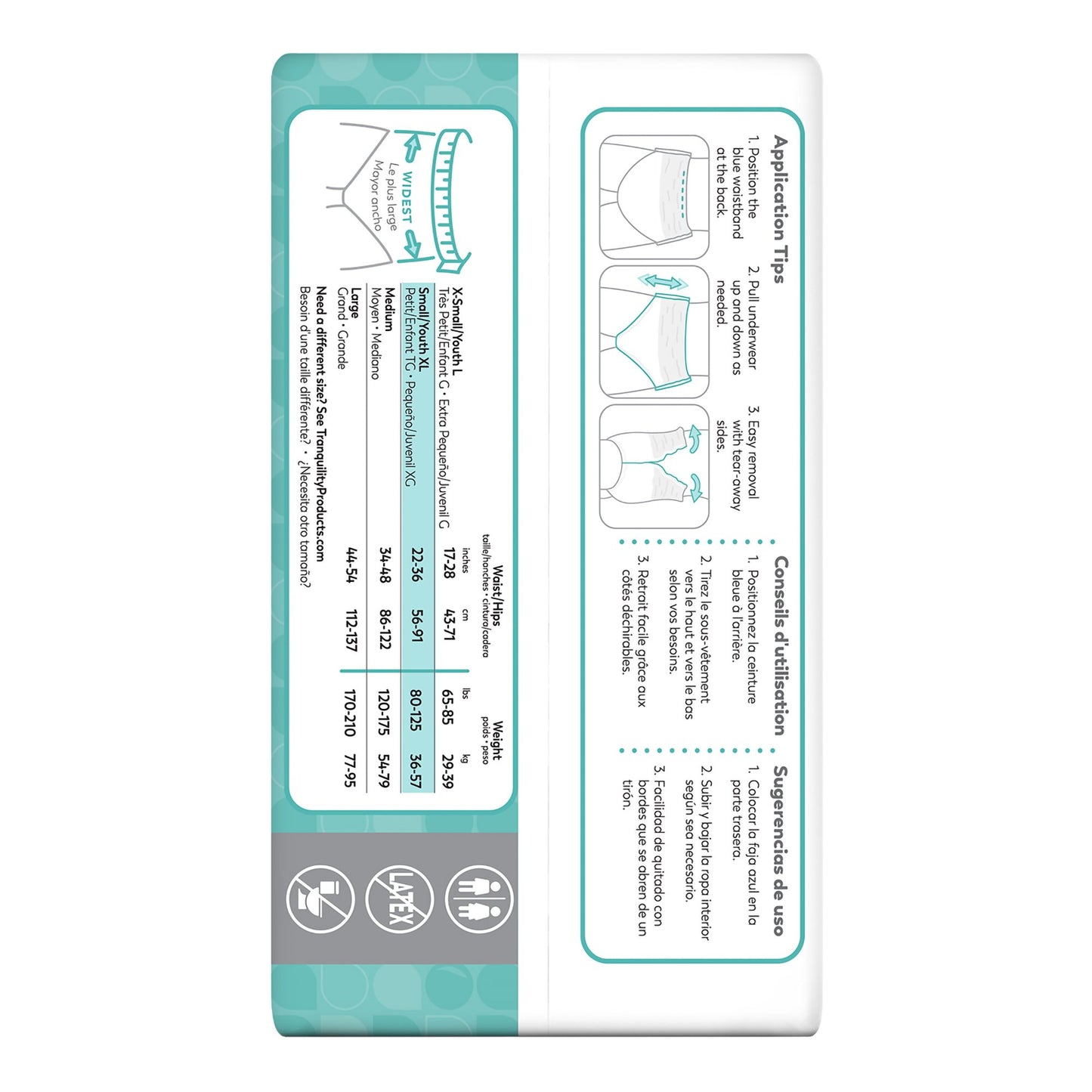 Select® Heavy Protection Absorbent Underwear, Small 2604