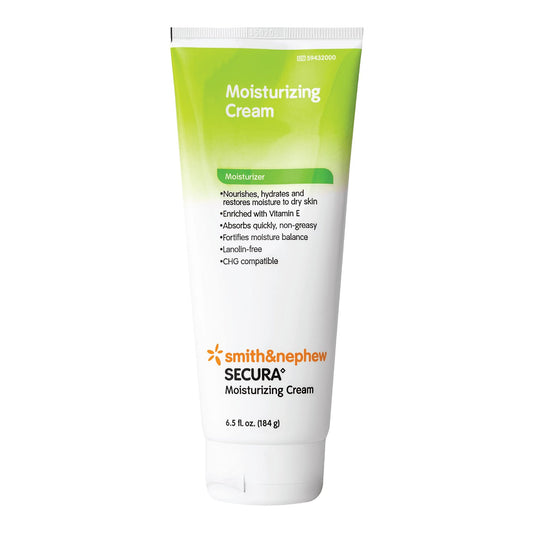 Hand and Body Moisturizer Secura™ 6.5 oz. Tube Unscented Cream - 59432000