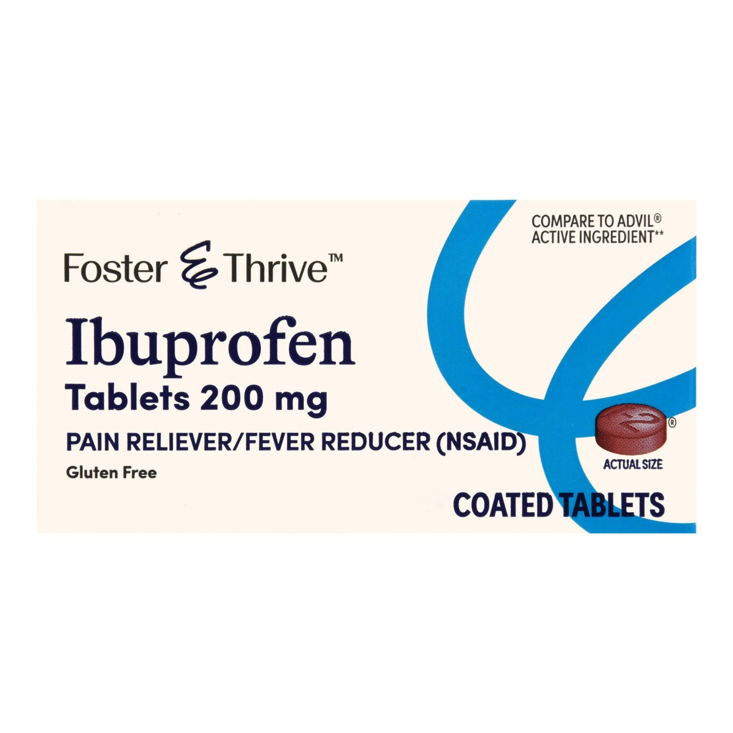 Foster & Thrive™ Ibuprofen 200 mg Coated Tablets 70677113201