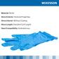 McKesson Confiderm® 4.5C Nitrile Exam Glove, Extra Large, Blue 14-660C