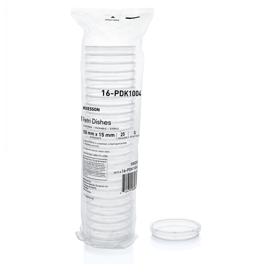 McKesson Petri Dish, 100 x 15 mm 16-PDK1004