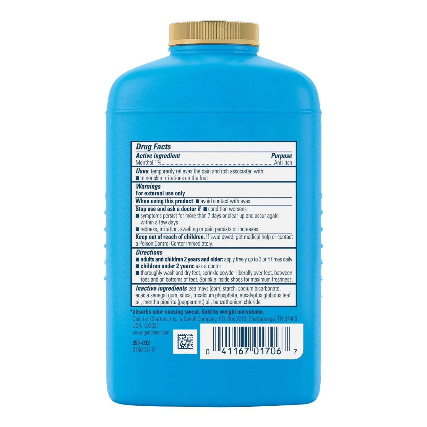 Gold Bond® Maximum Strength Medicated Foot Powder, 4 oz. 04116701706