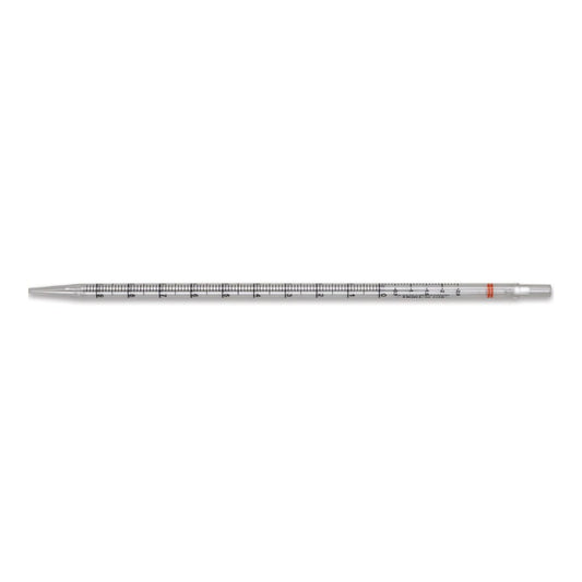 McKesson Serological Pipette 10 mL 0.1 mL Graduation Increments / 2.5 mL Negative Graduations Sterile - 177-1761