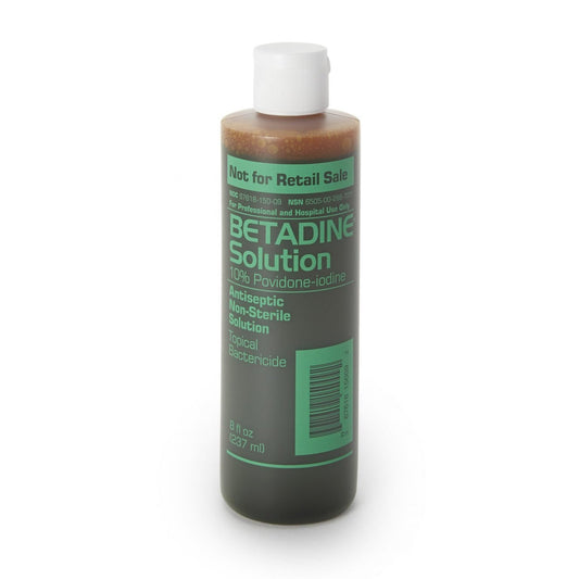 Skin Prep Solution Betadine® 8 oz. Bottle 10% Strength Povidone-Iodine NonSterile BSOL8P