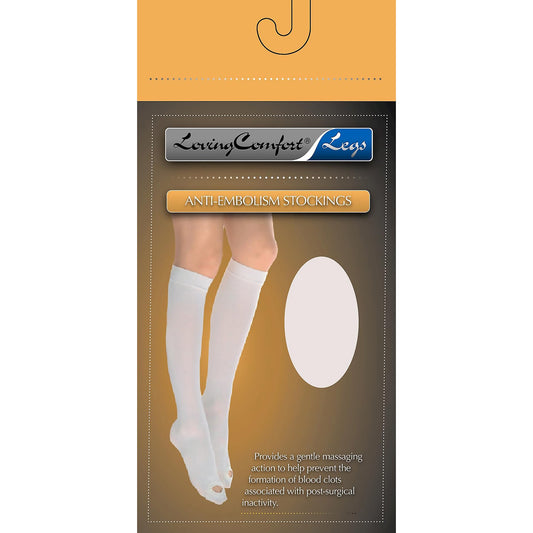 Scott Specialties Loving Comfort Anti-Embolism Knee-High Stockings, 2X-Large, Beige 1646 BEI 2X, PR