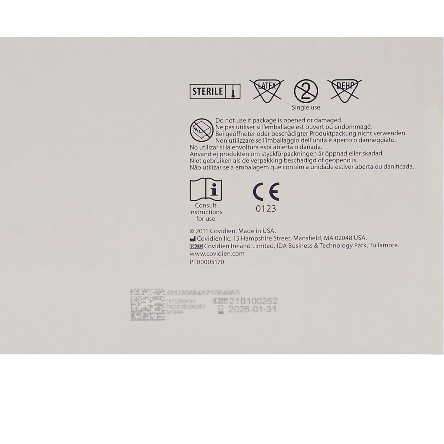 Curity™ Sterile Abdominal Pad, 8 x 10 Inch 9194A