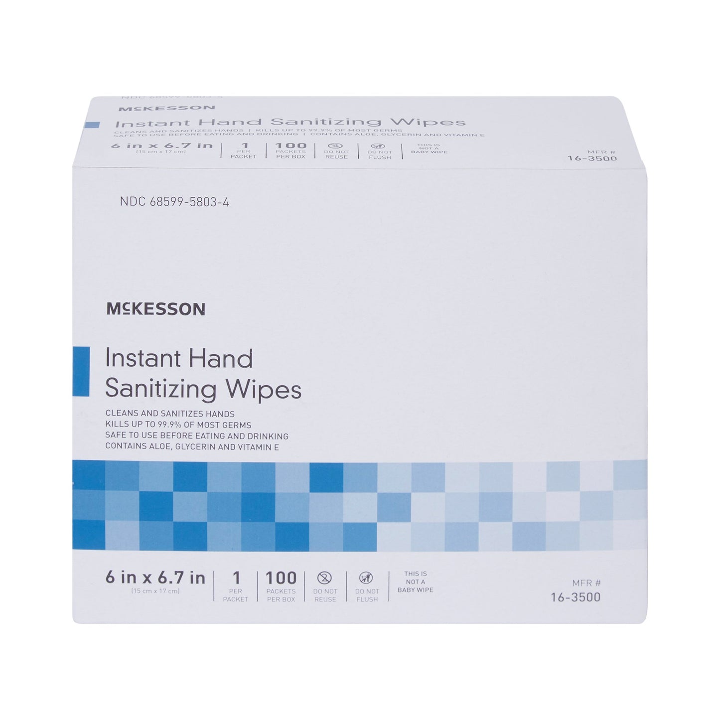 McKesson Hand Sanitizing Wipes 16-3500