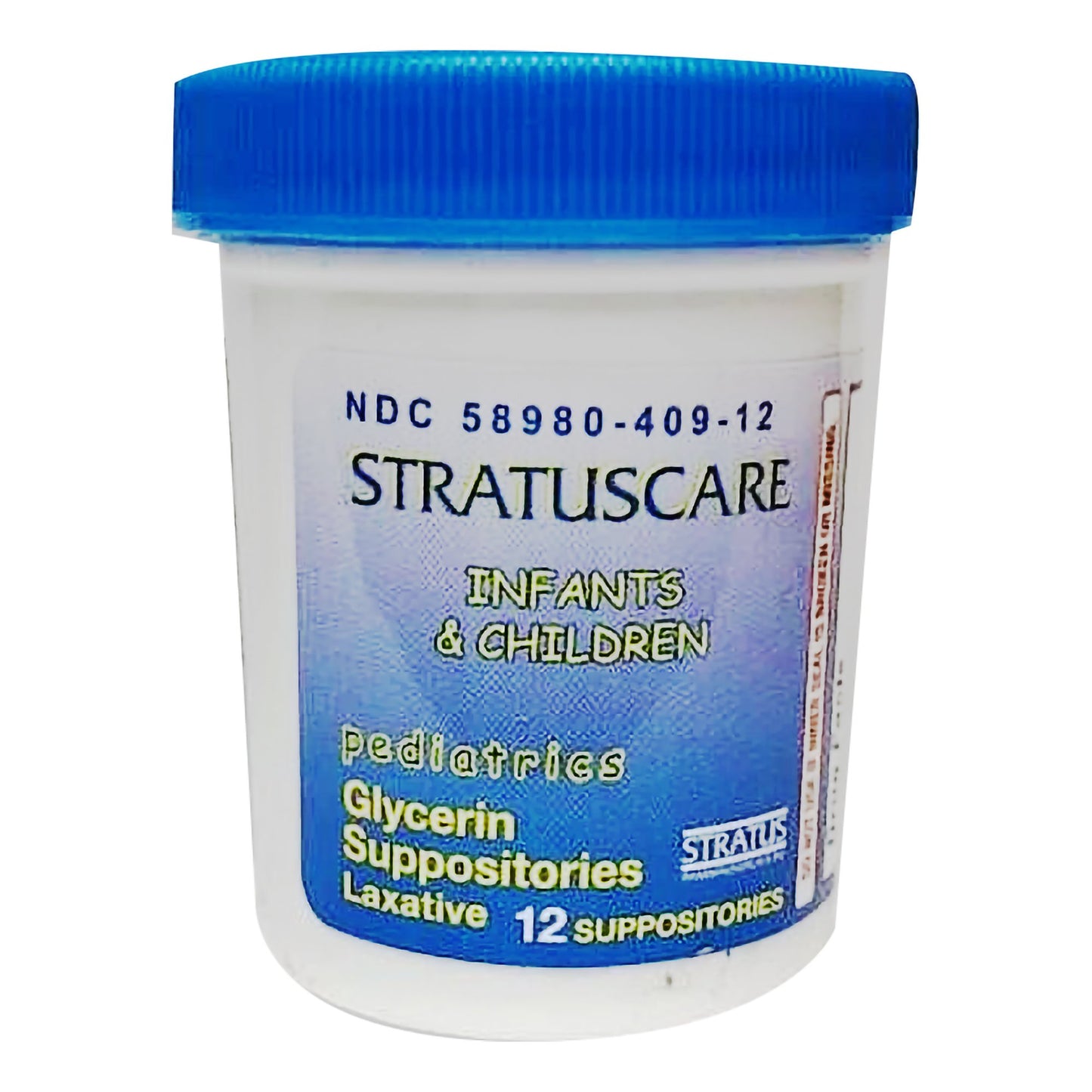 Stratuscare® Pediatric Glycerin Suppositories, Laxative for 2 – 5 Years of Age 58980040912