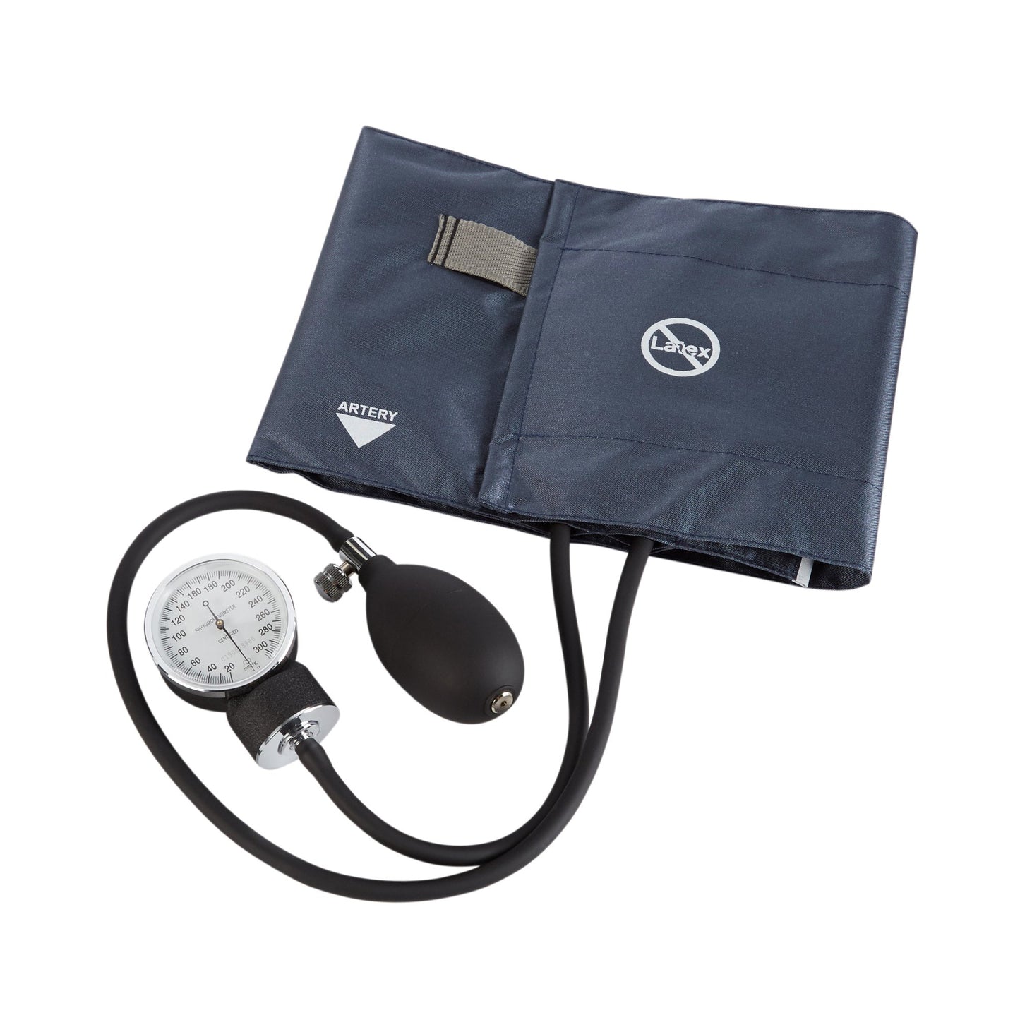McKesson Aneroid Sphygmomanometer with Cuff, 2-Tube, Pocket-Size, Large Cuff 01-775-12XNGM