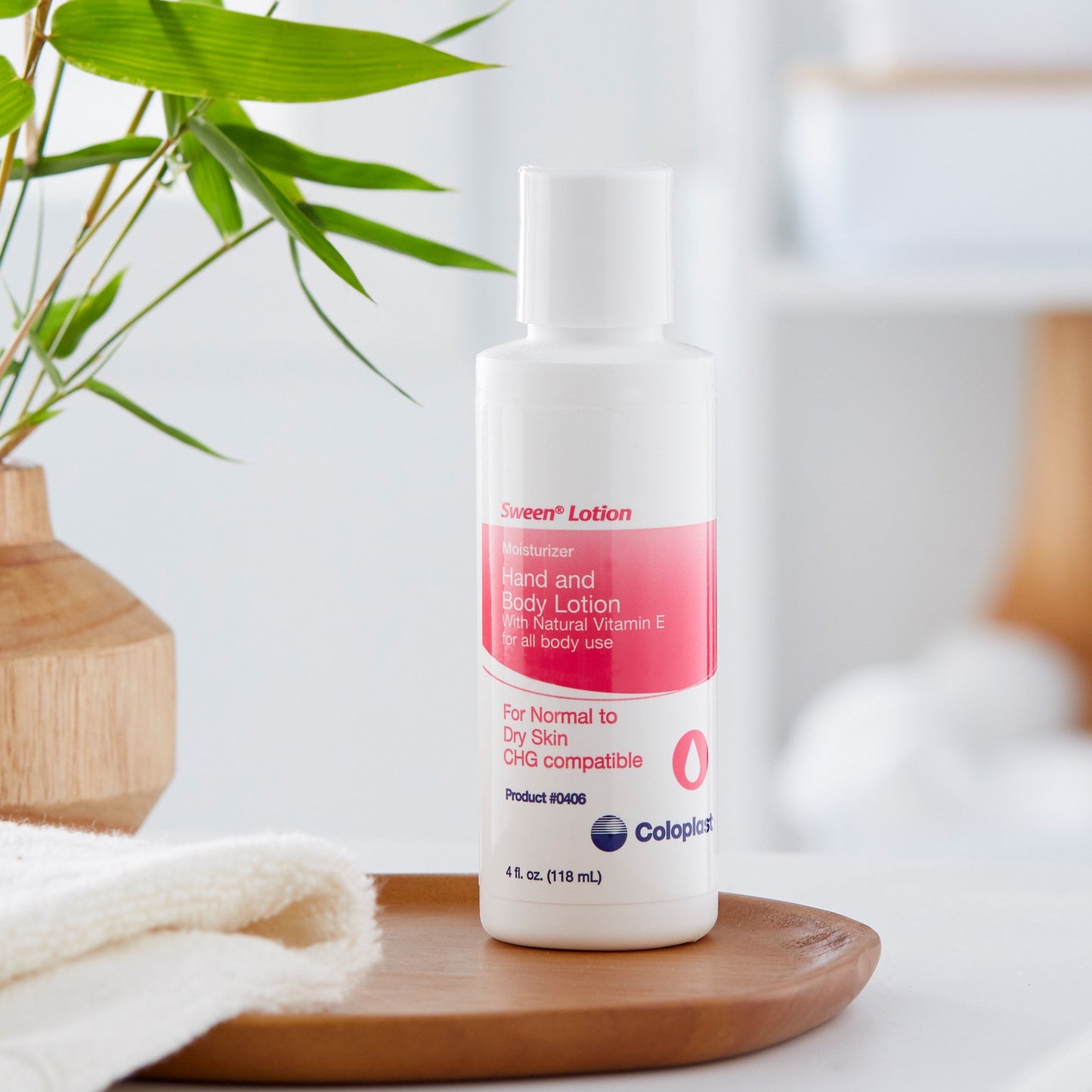 Sween® Moisturizer Hand and Body Lotion with Natural Vitamin E, 4 oz. Bottle COI0406