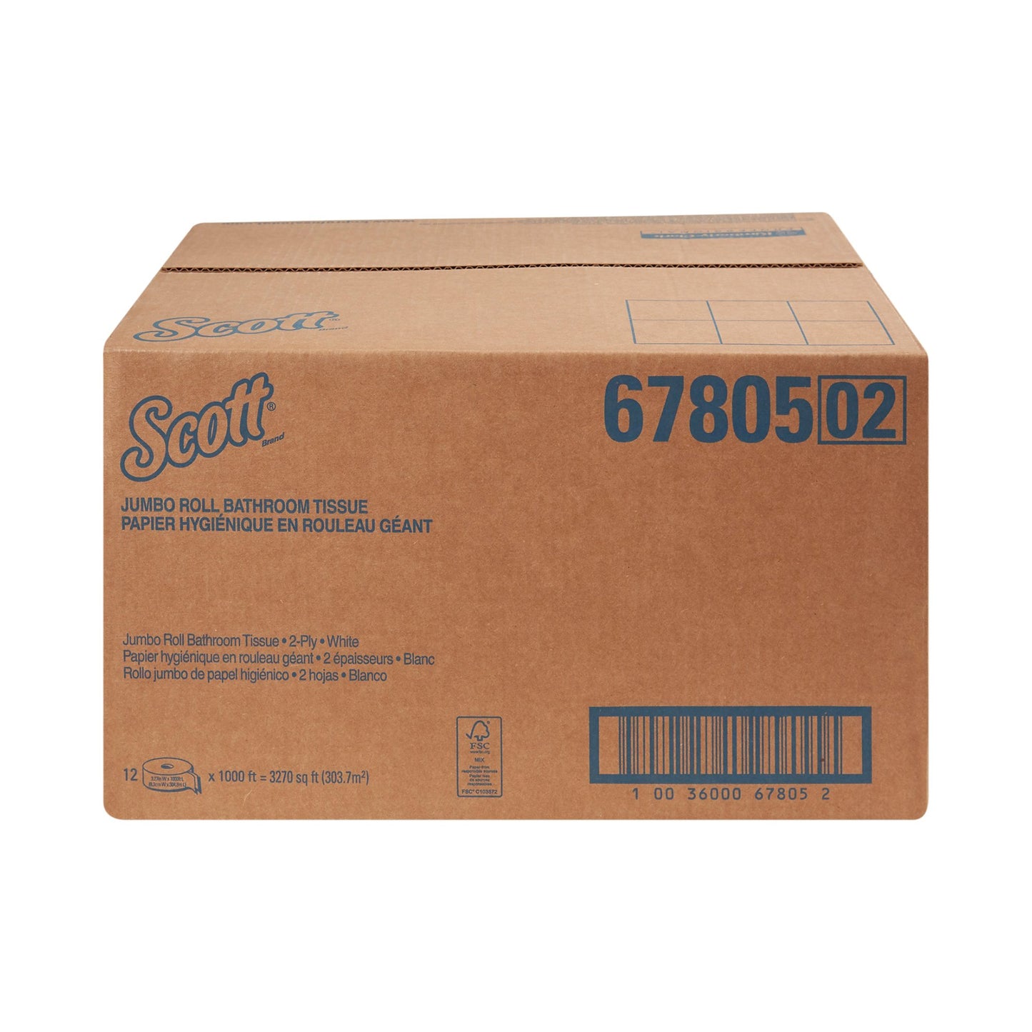 Scott® Essential Jumbo Roll Toilet Paper 67805