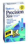 Precision Xtra Blood Glucose Test Strips 9983865