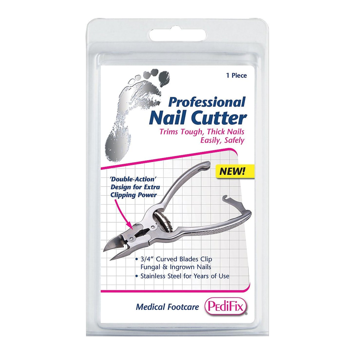 Nail Cutter Concave Jaw 5-1/2 Inch Length Stainless Steel - P3355-CRV