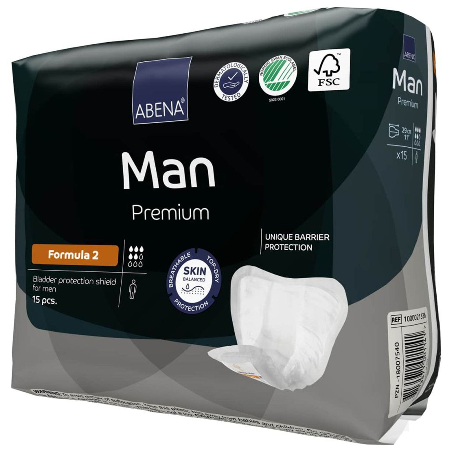 Abena® Man Premium Bladder Protection Shield, Formula 2 1000021336