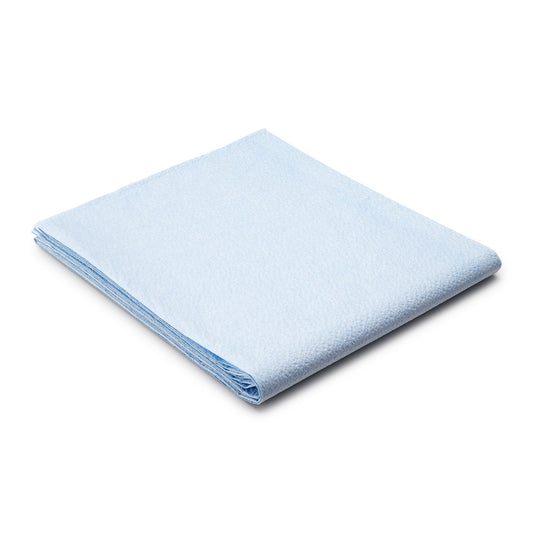 Tidi® Everyday Blue Flat Stretcher Sheet, 40 x 90 Inch 980928