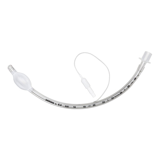 Cuffed Endotracheal Tube Sheridan HVT™ 313 mm Length Curved 7.0 mm Adult Murphy Eye - 5-10314