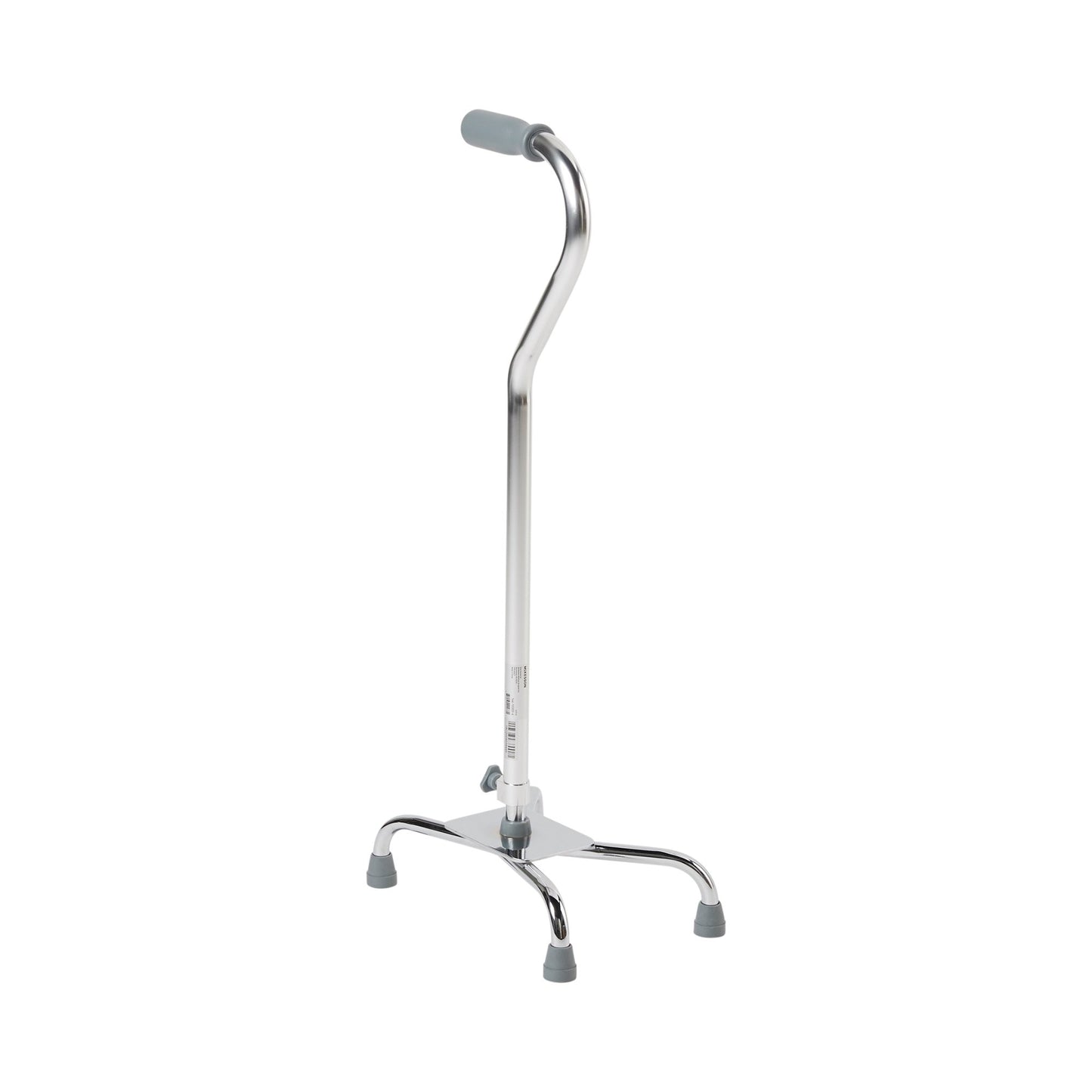 McKesson Steel Chrome Offset Quad Cane, 29 – 37½ Inch 146-10300-4