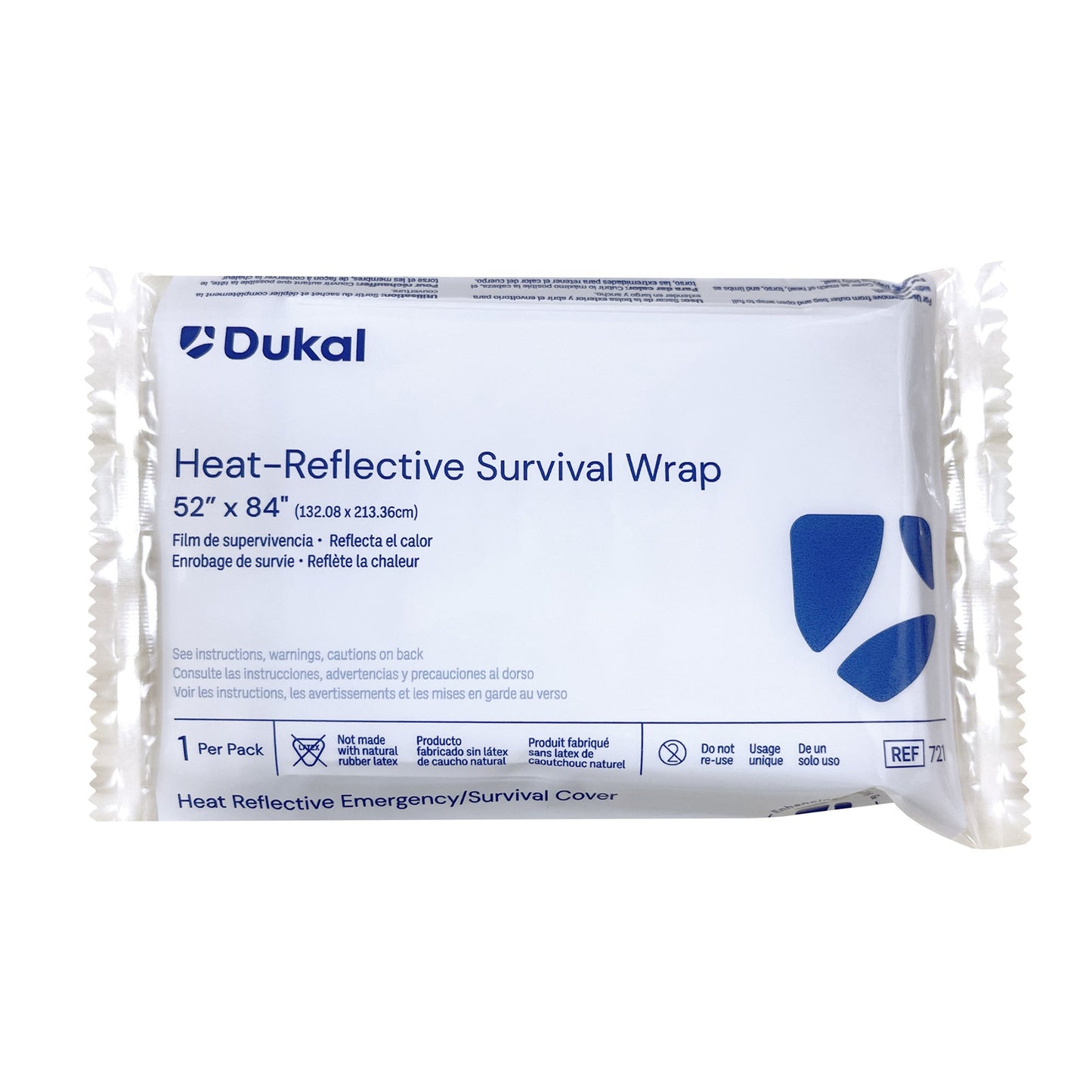 Dukal Survival Wrap, 52 x 84 Inch 721