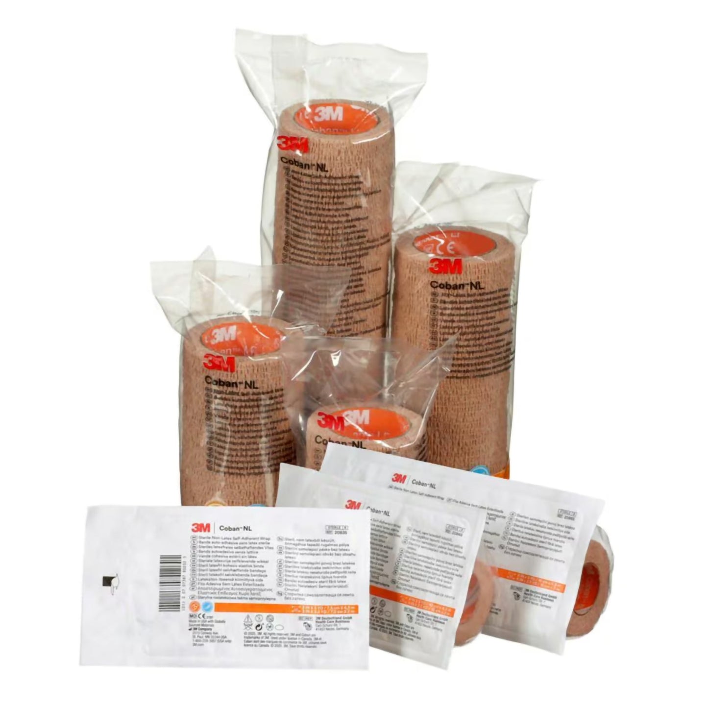 3M™ Coban™ Self-Adherent Closure Cohesive Bandage, 1 Inch x 5 Yard 2081T