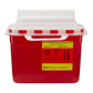 BD™ Sharps Container, 5.4 Quart, 12 x 12 x 4-4/5 Inch 305517