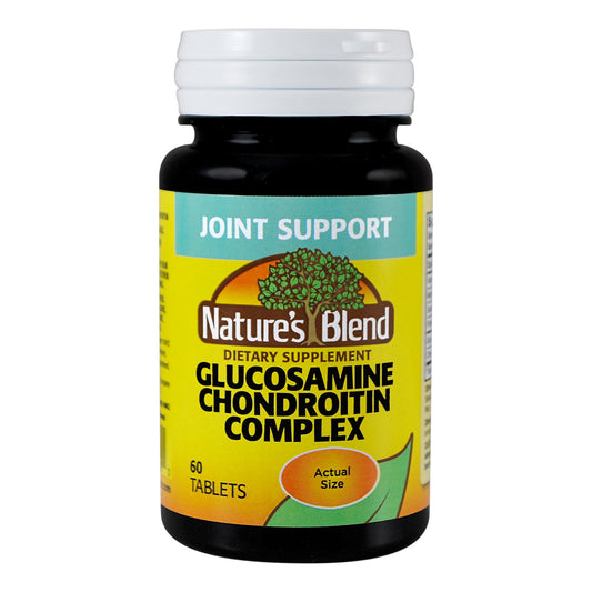 National Vitamin Company Nature's Blend Glucosamine Sulfate / Chondroitin Sulfate Joint Health Supplement 54629078756, BT