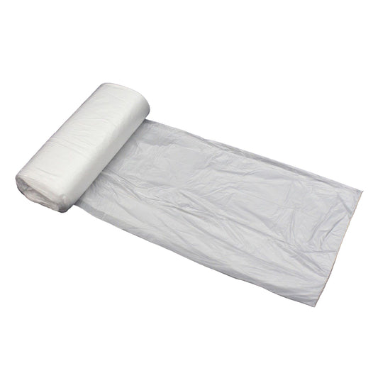 Trash Bag SELECT® 10 gal. 0.45 mil 23 X 24 Inch White Medium Duty X-Seal Bottom Flat Pack 3438