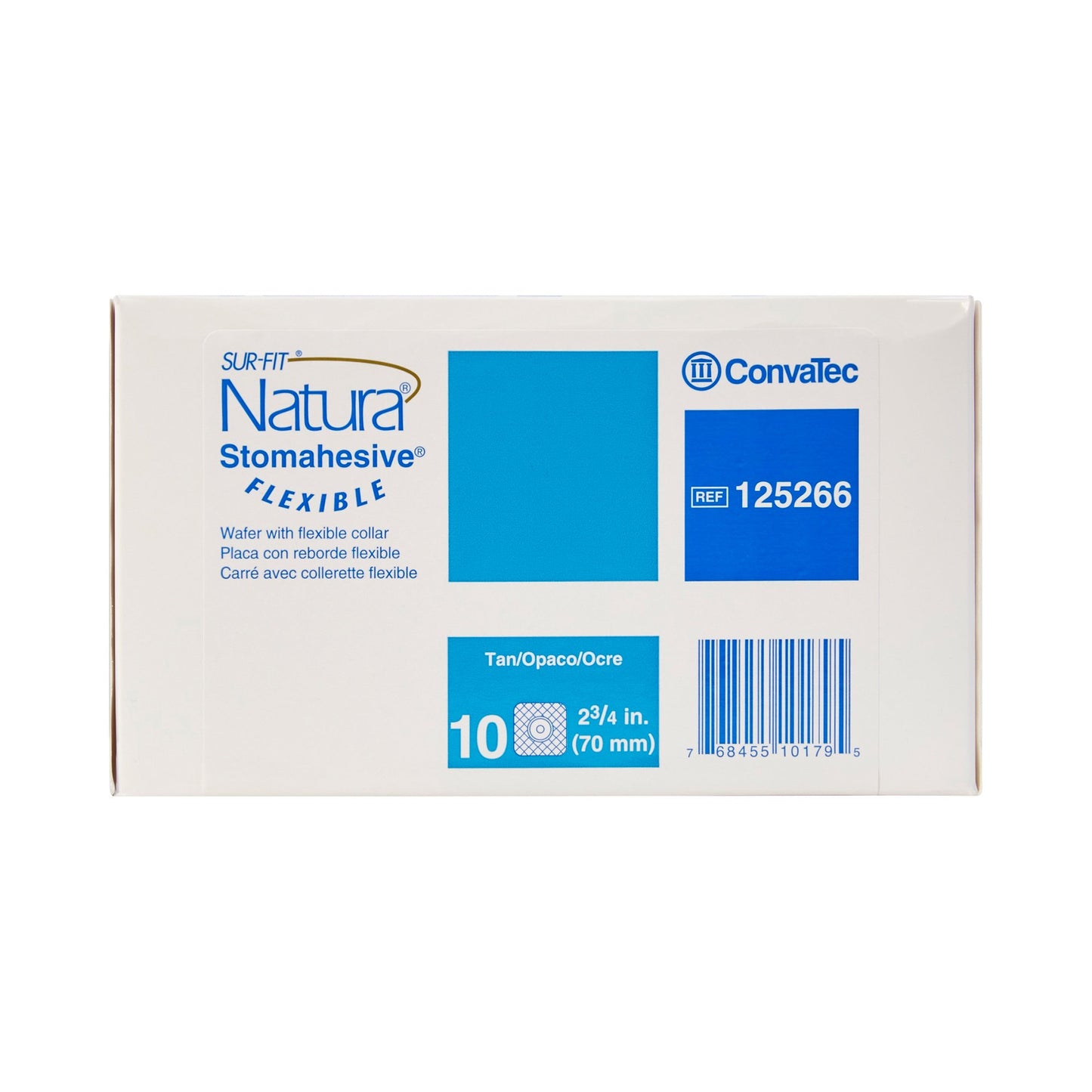 Sur-Fit Natura® Two-Piece Stomahesive® Skin Barrier, 70 mm flange 125266