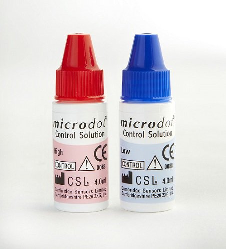 Blood Glucose Control Solution Microdot® 4 mL Low / High Level - 120-02