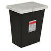 Cardinal SharpSafety RCRA Waste Container, 8 Gallon, 17-3/4 x 11 x 15-1/2 Inch 8607RC, 1 Each
