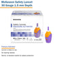 McKesson Pressure Activated Safety Lancets, 30 Gauge, Purple 16-PASL30GX