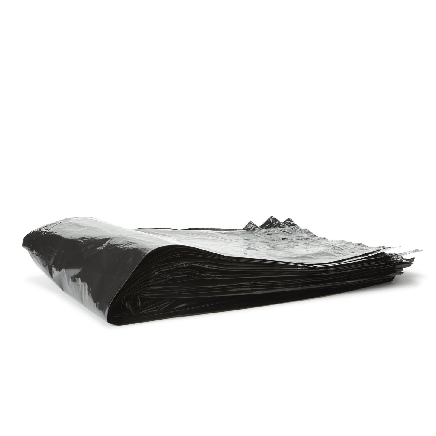Trash Bag Colonial Bag 60 gal. Black LLDPE 1 mil 38 X 58 Inch X-Seal Bottom Flat Pack - TGG-58X