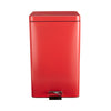Trash Can McKesson 32 Quart / 8 gal. Red Steel Square - 81-35267