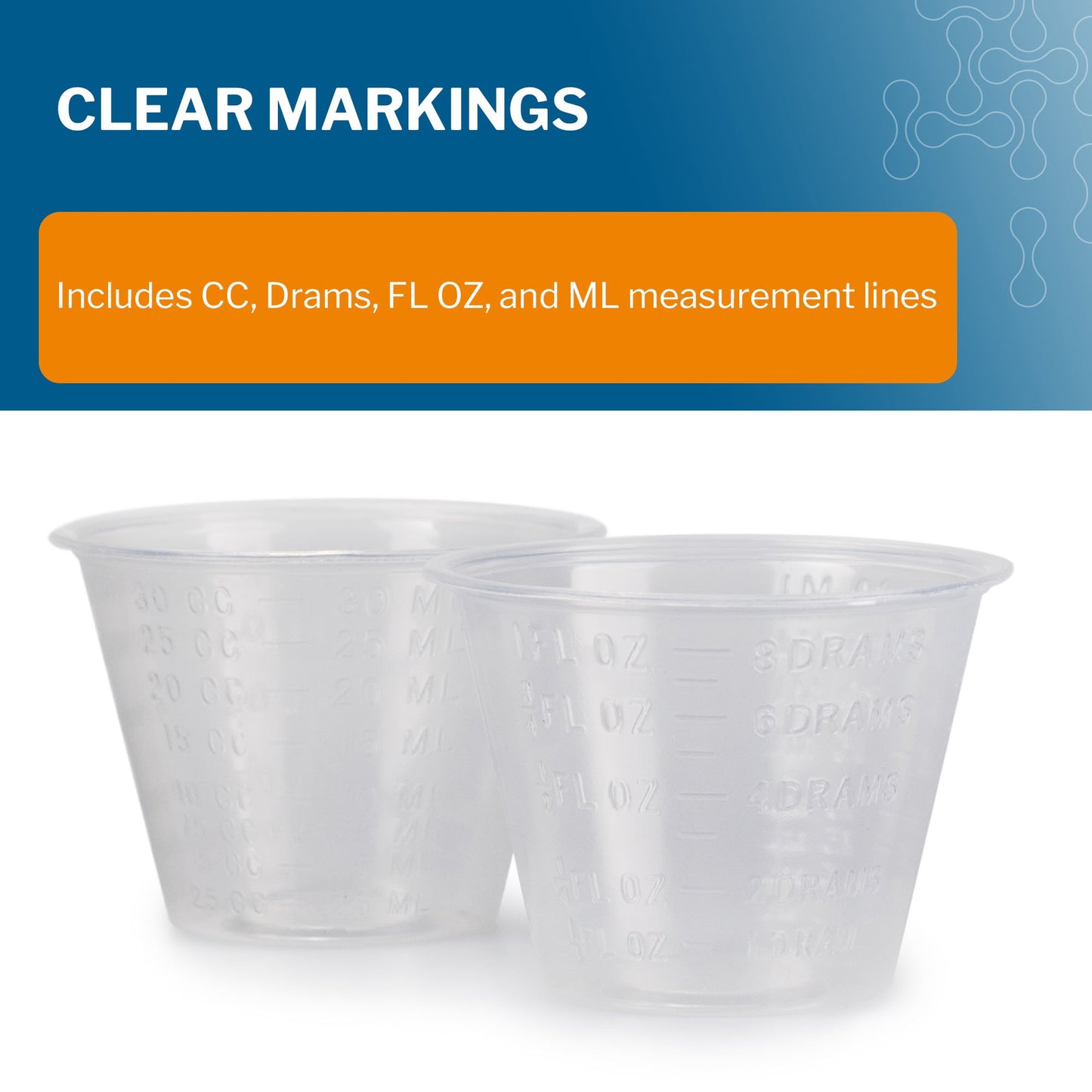 McKesson Graduated Medicine Cups 16-9505