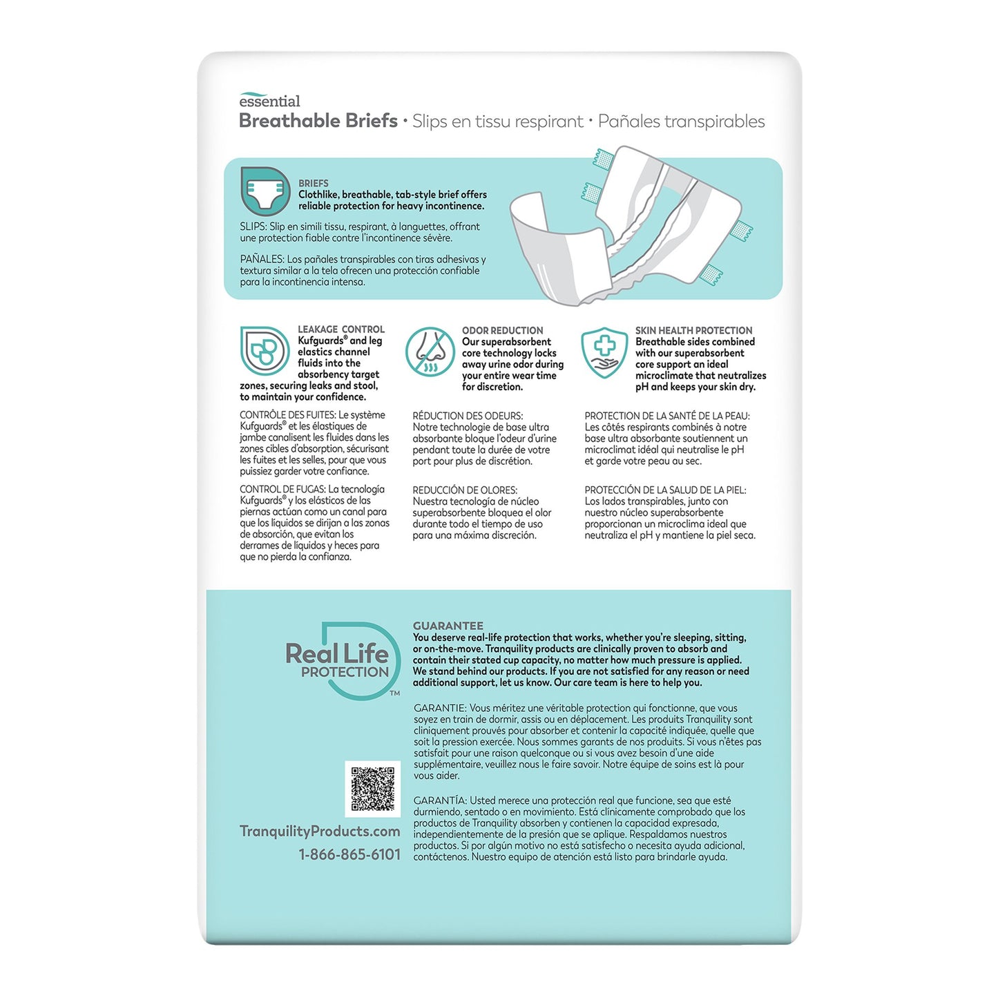 Tranquility® Essential Heavy Incontinence Brief, 2X-Large 2748