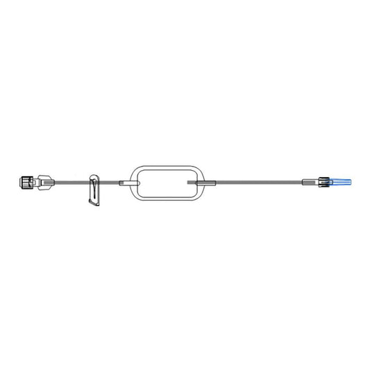 IV Extension Set McKesson Small Bore 60 Inch Tubing 0.2 Micron Filter Sterile - MS114