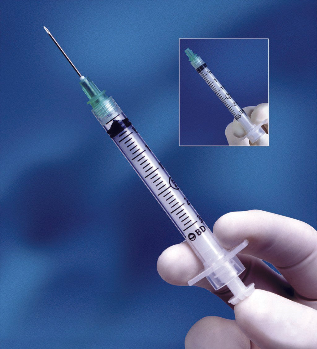Safety Hypodermic Syringe with Needle Integra™ 3 mL 1-1/2 Inch 21 Gauge Retractable Safety Needle Regular Wall - 305274