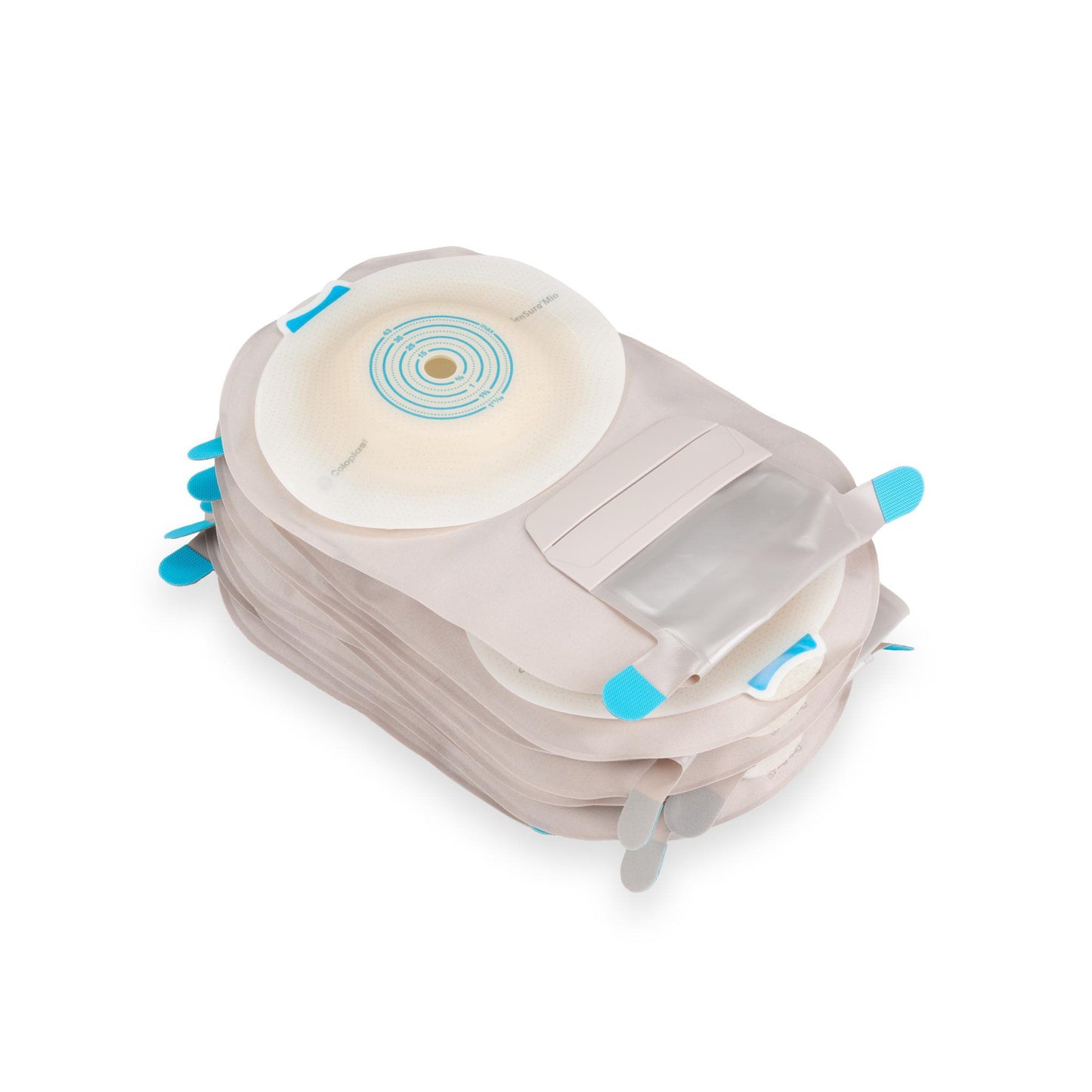 Ostomy Pouch SenSura® Mio Convex One-Piece System 11 Inch Length, Maxi Deep Convex, Trim to Fit 3/8 t0 1-11/16 Inch Stoma Drainable 16768