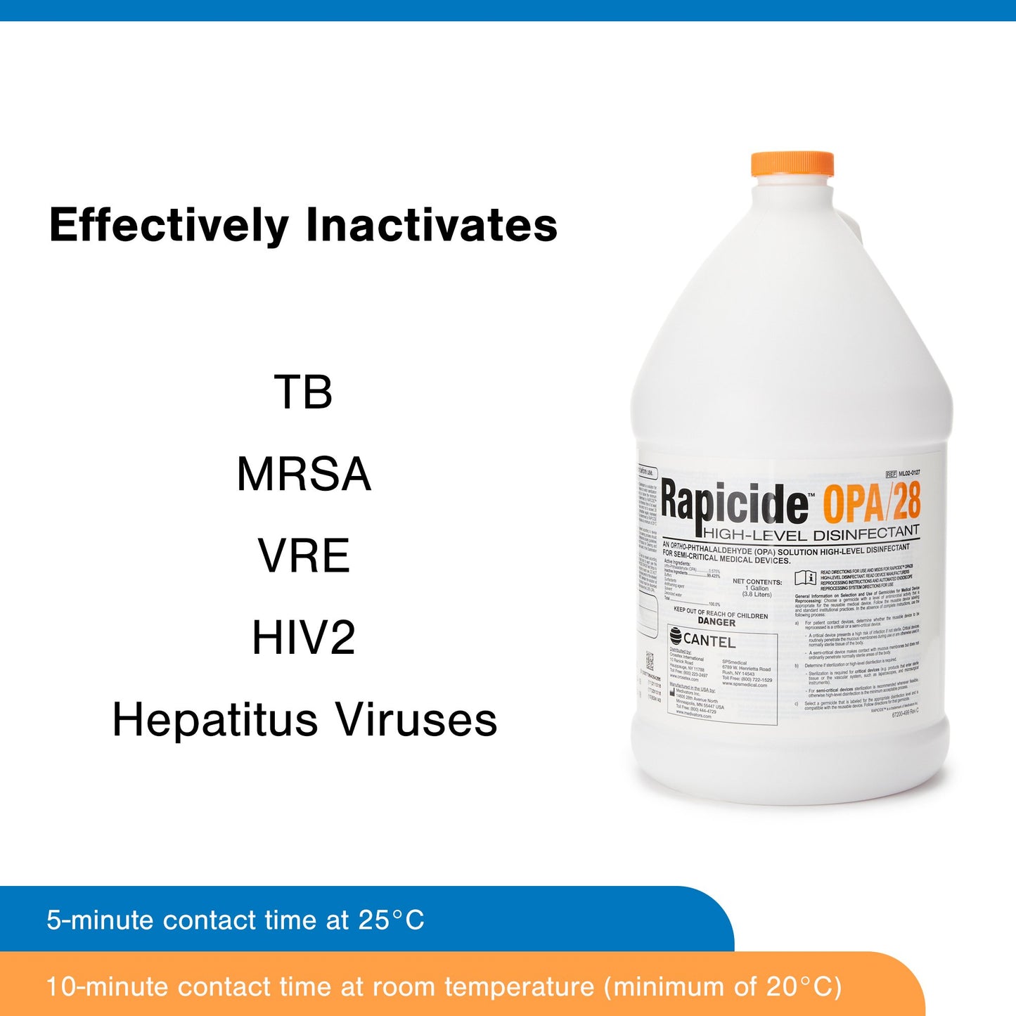 Rapicide® OPA/28 High Level Disinfectant ML02-0127