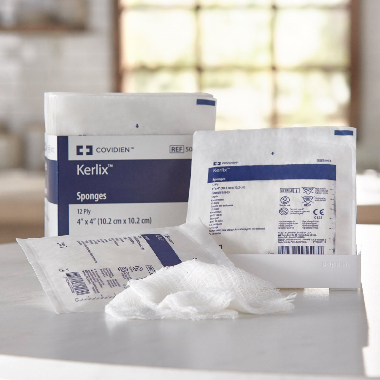 Kerlix™ Sterile USP Type VII Fluff Dressing, 4 x 4 Inch, 12-Ply 5072