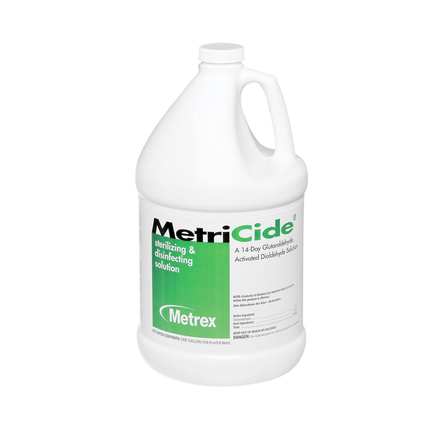 Glutaraldehyde High-Level Disinfectant MetriCide™ Activation Required Liquid 1 gal. Jug Reusable - 10-1400