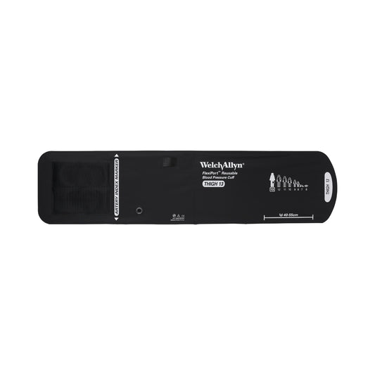 Welch Allyn FlexiPort Reusable Blood Pressure Cuff, extra large, Black REUSE-13, 1 Each