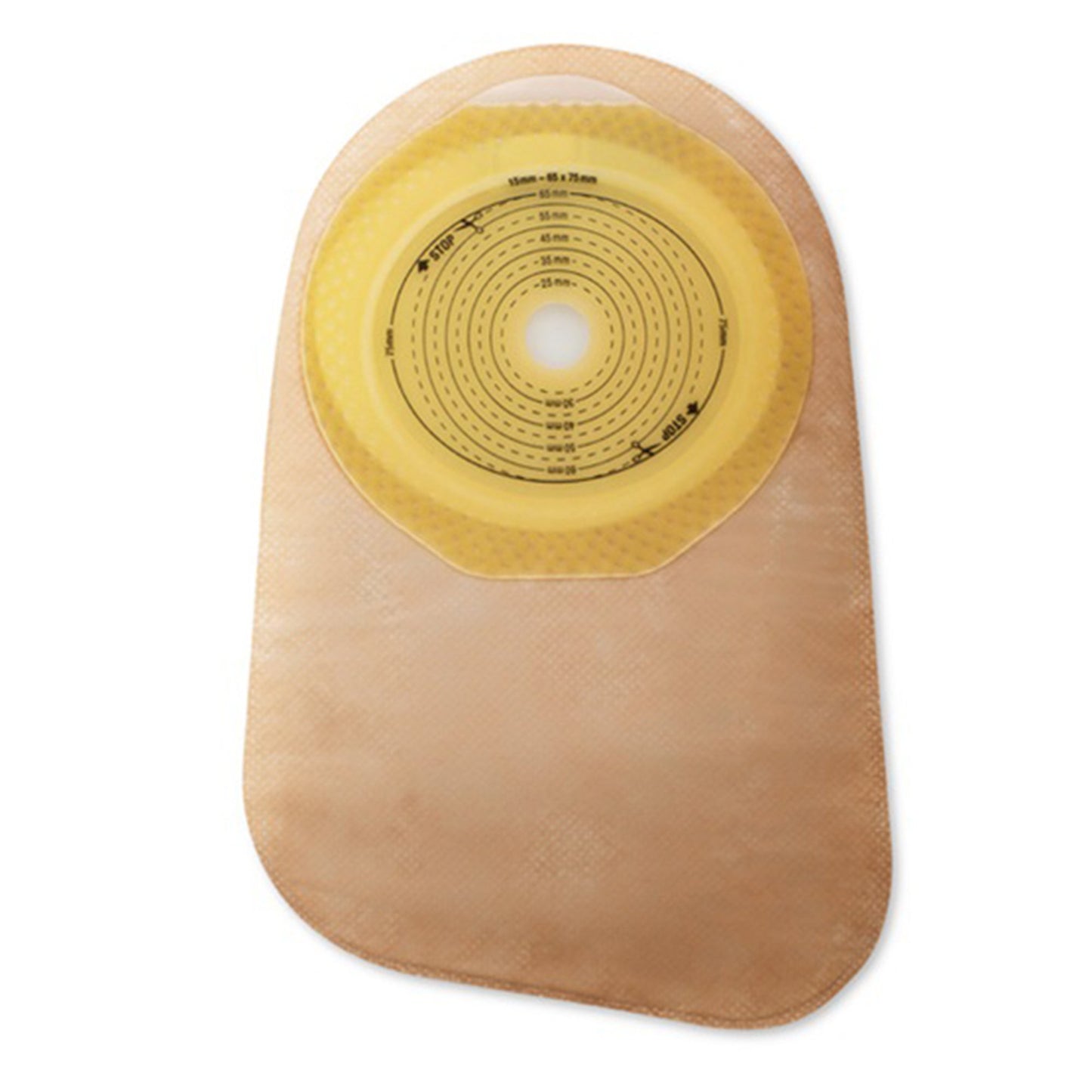 Premier™ 82325 One-Piece Beige Colostomy Pouch, Pre-cut to Fit 25 mm Stomas 82325